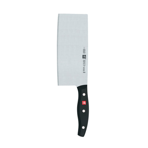 ZWILLING Twin Signature front view showing balanced cleaver for precise chopping