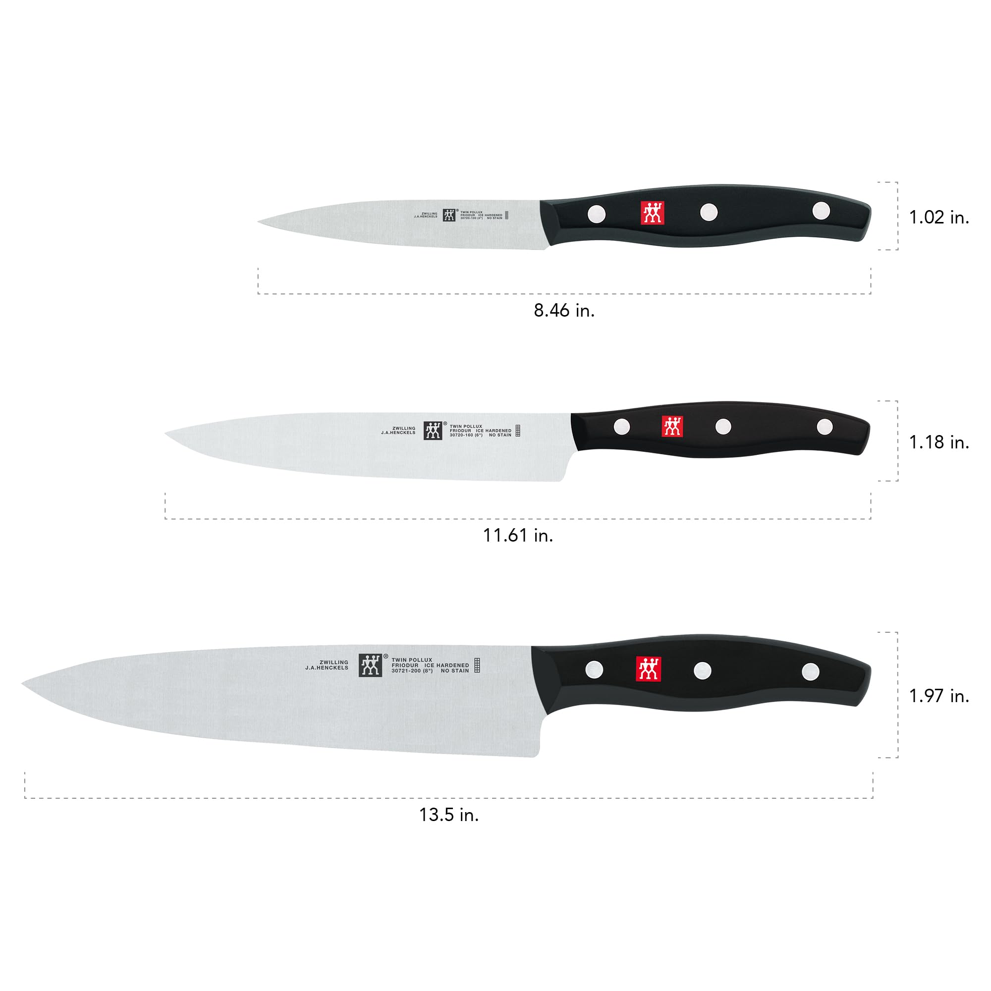 ZWILLING chef knife slicing vegetables demonstrating precise control
