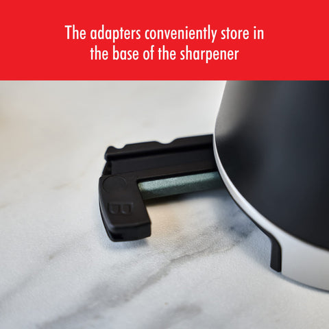 ZWILLING V-Edge on kitchen counter in lifestyle scene improving everyday knife performance