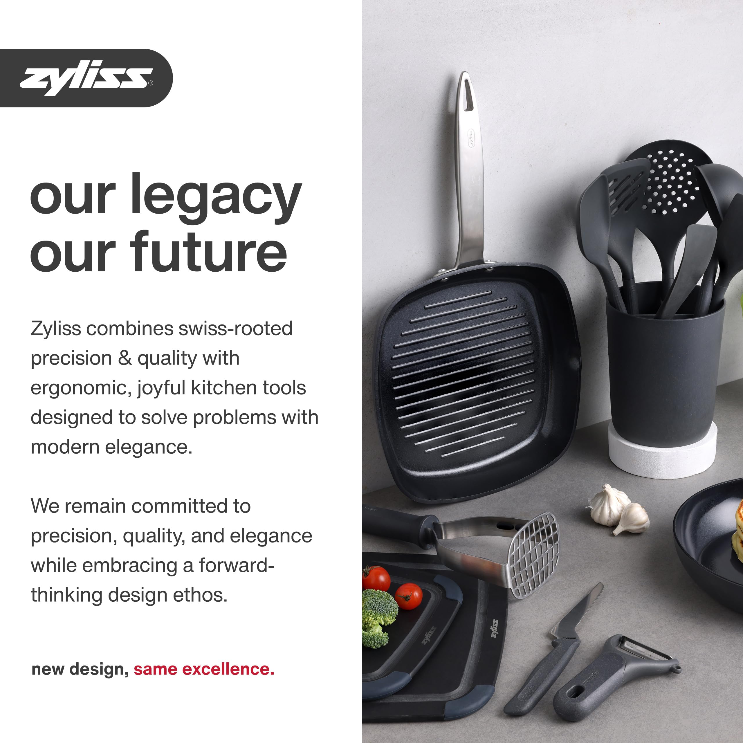 Zyliss Lock N' Lift retail packaging showing brand and product features