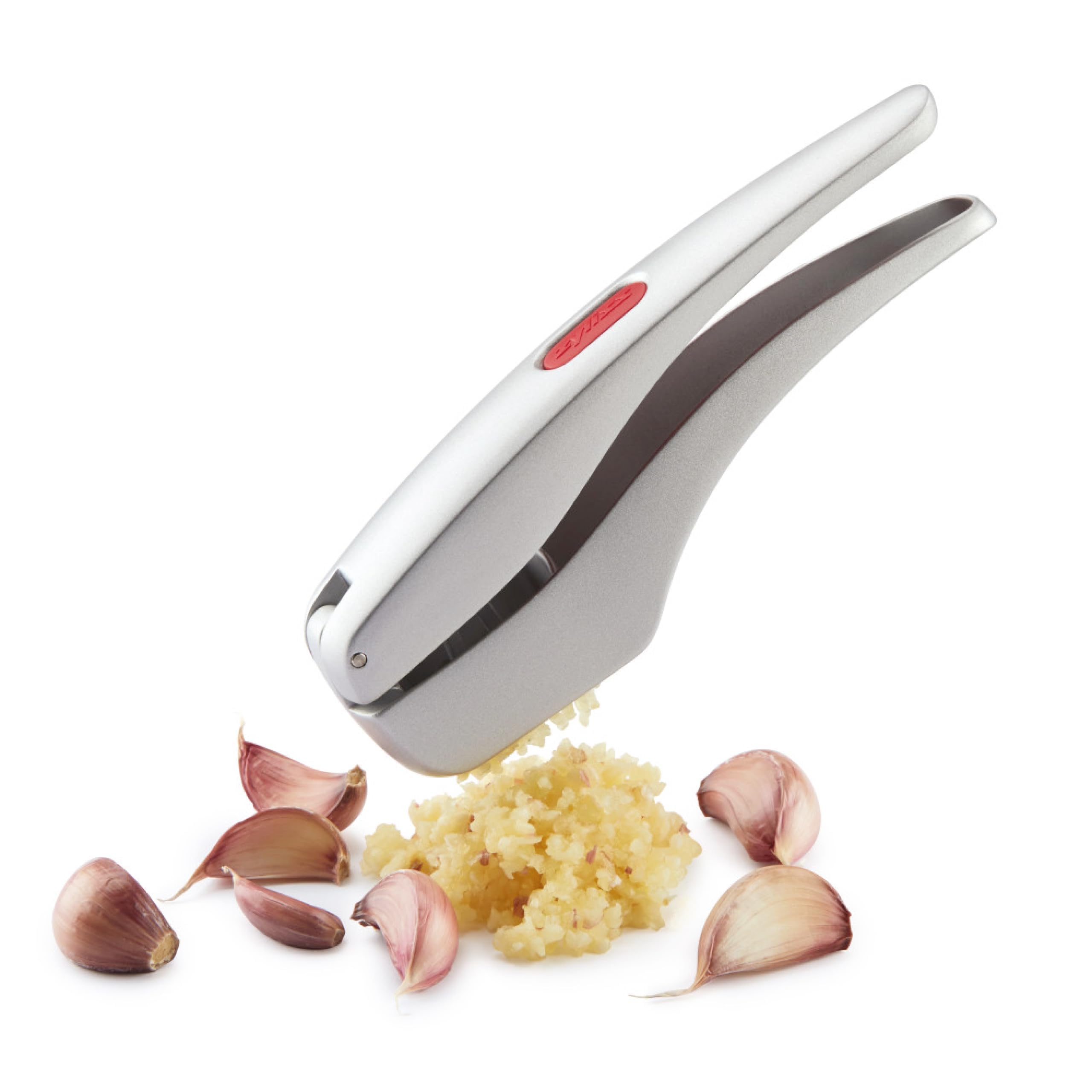 Zyliss Susi 3 front view showing crisp aluminum finish and ergonomic shape for easy use