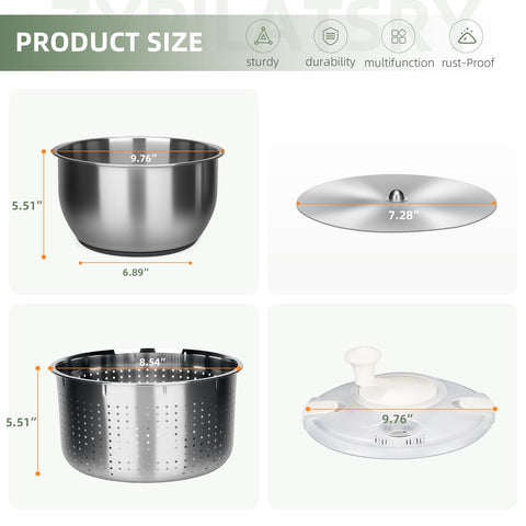Zypilatsry disassembled parts for easy cleaning and storage