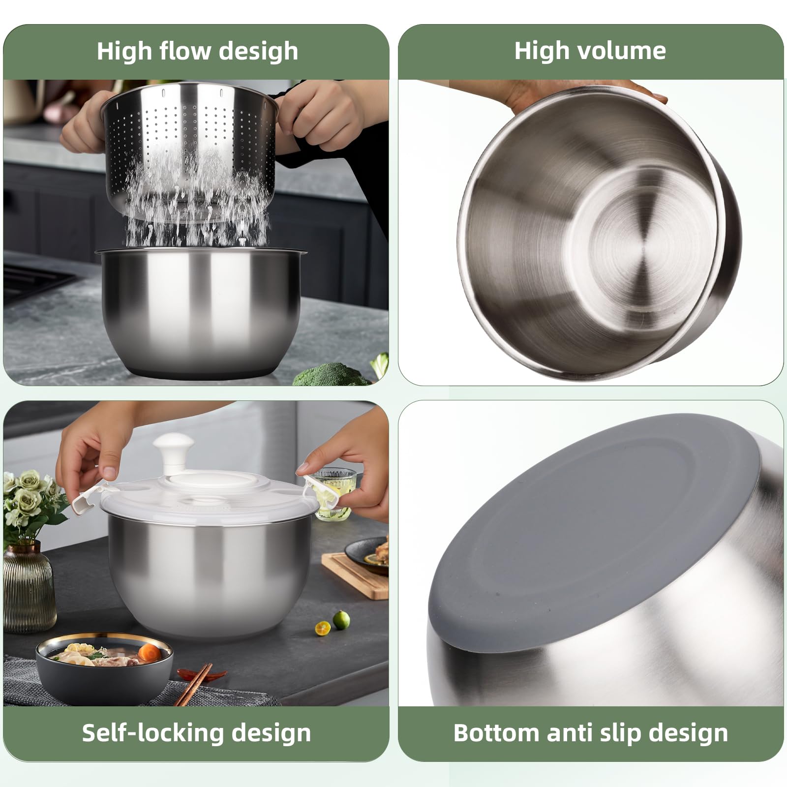 Zypilatsry stainless steel basket close-up, durable and effective drying