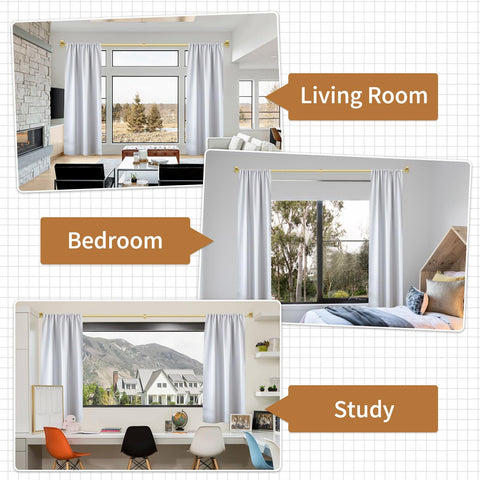 ZYRW installed in bedroom demonstrating heavy drapery support and darkening benefit