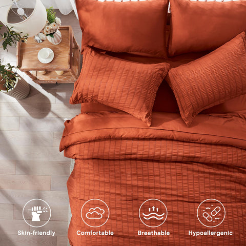 Zzlpp comforter spread on queen bed for cozy visual bedroom upgrade