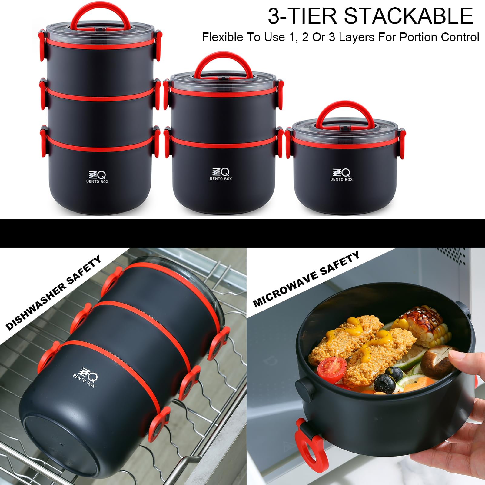 ZZQ insulated thermo bag holding lunch box keeping food temperature regulated